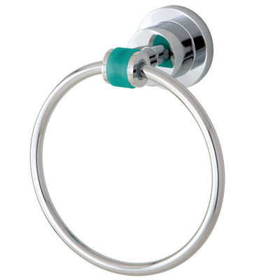 Kingston Green Eden Chrome Bathroom Accessory: 6" Hand Towel Ring BA8214CDGL