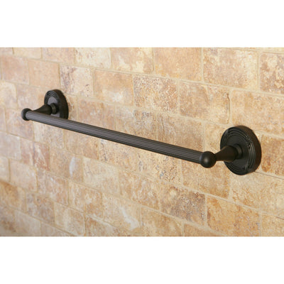 Kingston Brass Oil Rubbed Bronze Georgian 18" single towel rack bar BA9312ORB