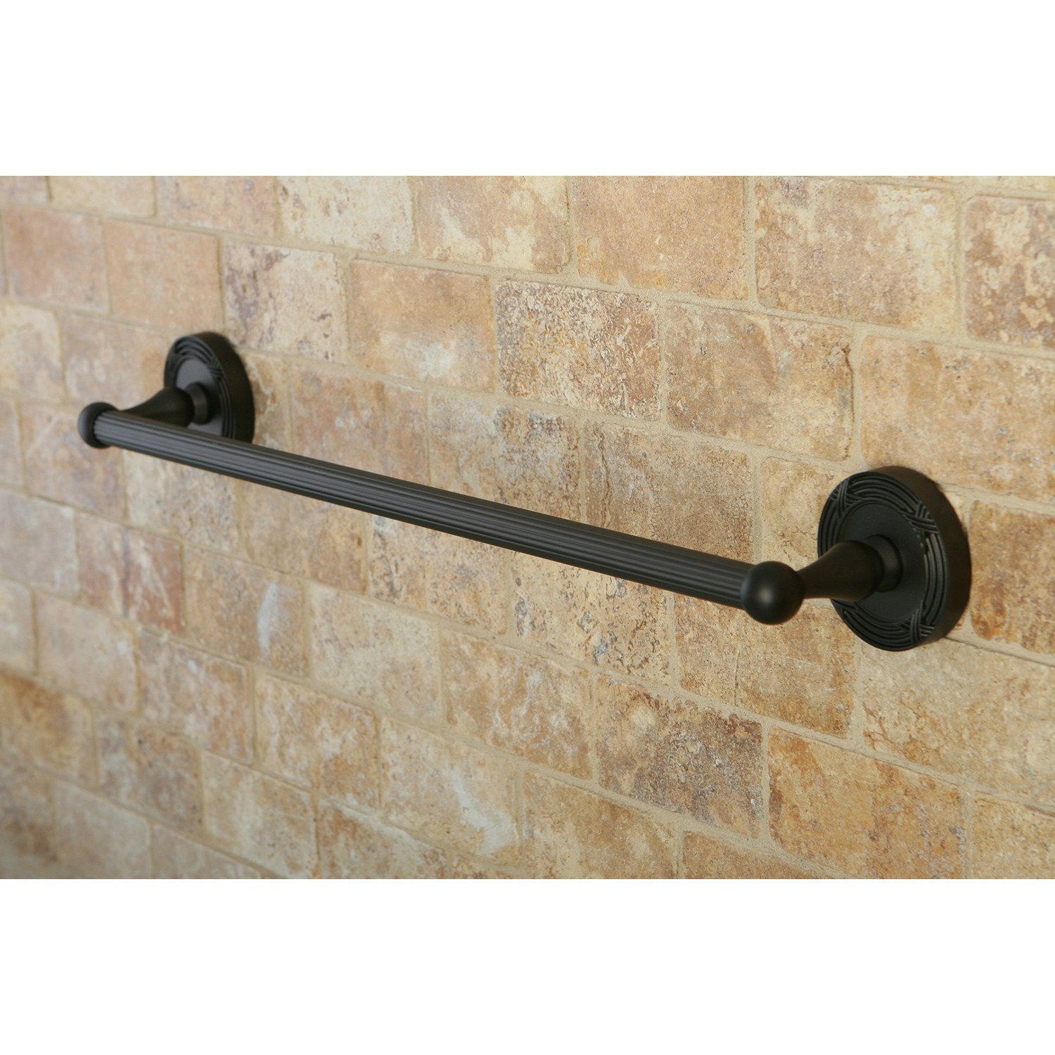 Kingston Brass Oil Rubbed Bronze Georgian 18" single towel rack bar BA9312ORB