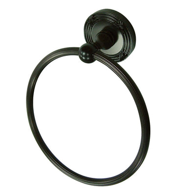 Kingston Brass Oil Rubbed Bronze Georgian 6" hand towel ring rack BA9314ORB