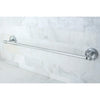 Kingston Brass Chrome Templeton 24" Single Towel Bar Rack BA9911C