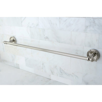 Kingston Brass Polished Nickel Templeton 24" Single Towel Bar Rack BA9911PN