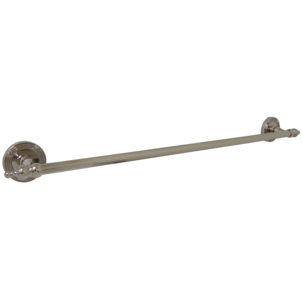 Kingston Brass Polished Nickel Templeton 24" Single Towel Bar Rack BA9911PN