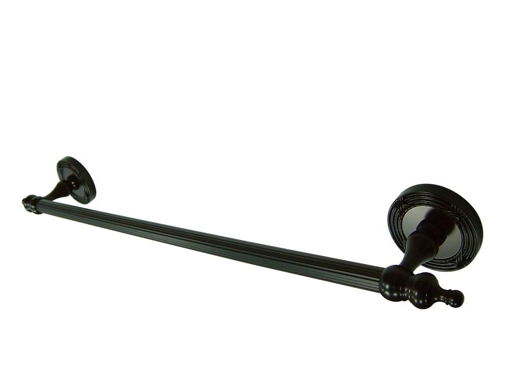 Kingston Brass Oil Rubbed Bronze Templeton 18" Single Towel Bar Rack BA9912ORB