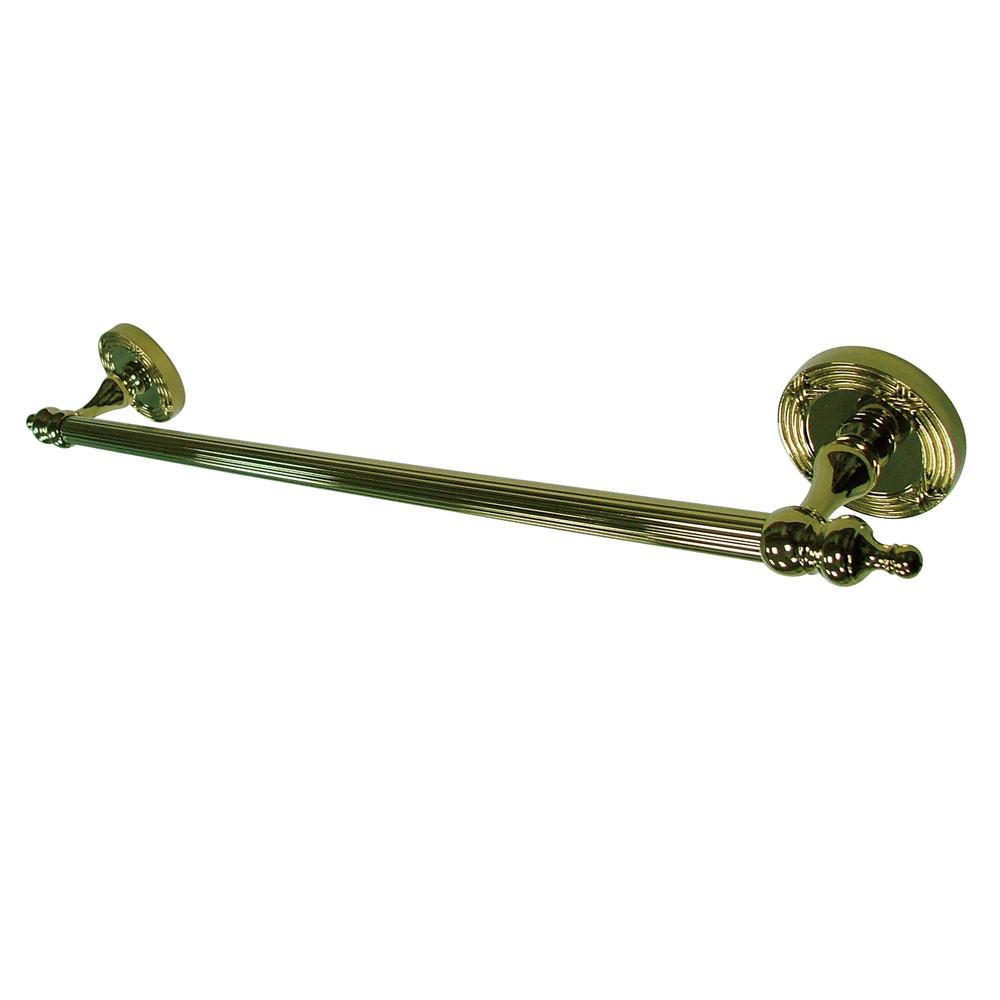 Kingston Brass Polished Brass Templeton 18" Single Towel Bar Rack BA9912PB