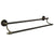 Kingston Brass Antique Brass Templeton 24" Dual Double Towel Bar Rack BA9913AB