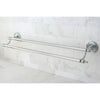 Kingston Brass Chrome Templeton 24" Dual Double Towel Bar Rack BA9913C