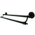 Kingston Oil Rubbed Bronze Templeton 24" Dual Double Towel Bar Rack BA9913ORB