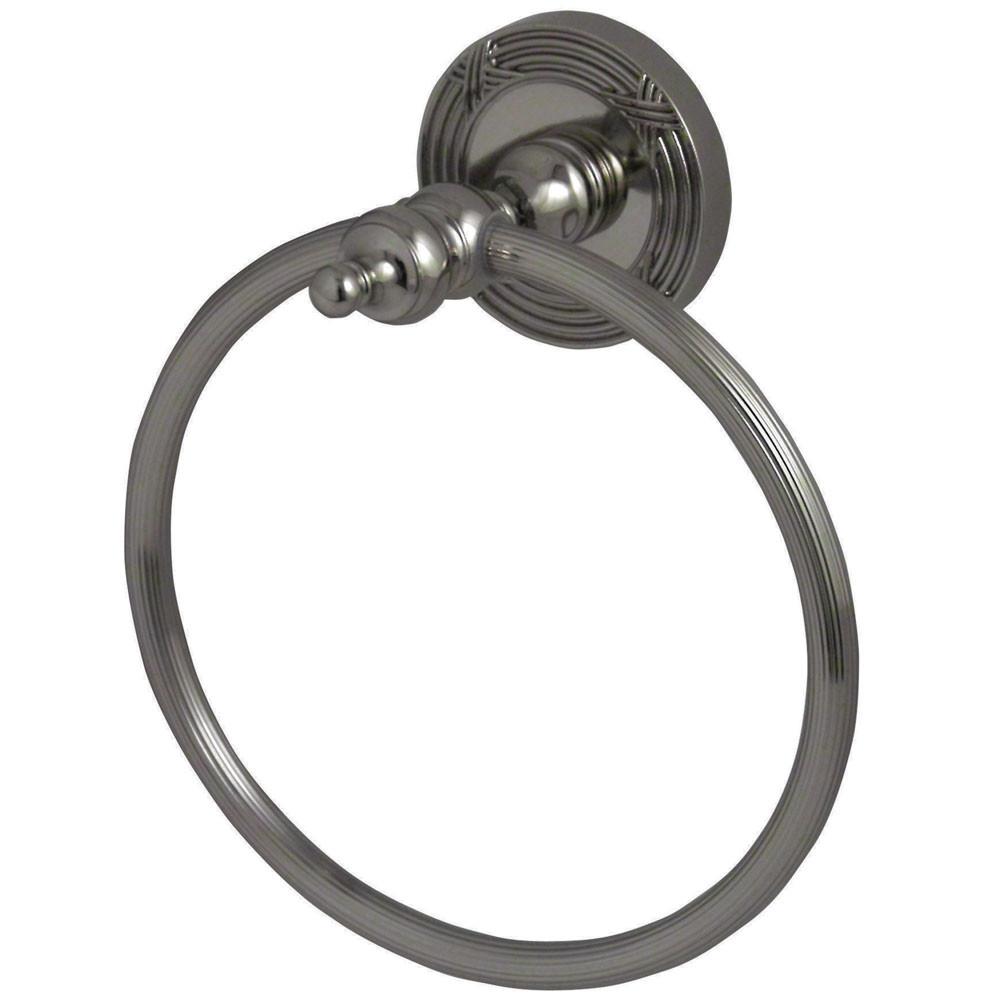 Kingston Brass Polished Nickel Templeton Hand Towel Ring Rack BA9914PN