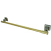 Kingston Brass Claremont Satin Nickel / Polished Brass 18" Towel Bar BAH8642SNPB