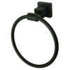 Kingston Brass Claremont Oil Rubbed Bronze 6" Towel Ring BAH8644ORB