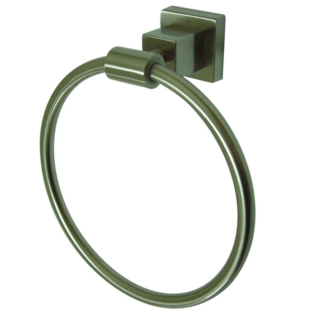 Kingston Brass Claremont Satin Nickel 6" Hand Towel Ring BAH8644SN