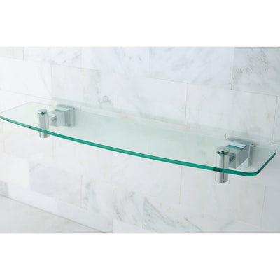 Kingston Brass Glass Shelves Claremont Chrome Glass Shelf BAH8649C