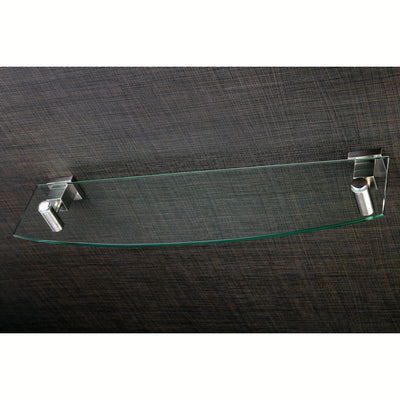 Kingston Brass Claremont Satin Nickel Glass Shelf BAH8649SN