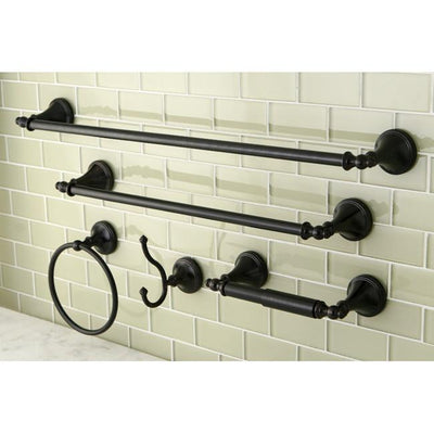 Naples Collection 5-Piece Towel Bar Bath Hardware Set Oil Rubbed Bronze