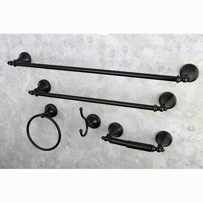 Naples Collection 5-Piece Towel Bar Bath Hardware Set Oil Rubbed Bronze