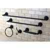 Naples Collection 5-Piece Towel Bar Bath Hardware Set Oil Rubbed Bronze