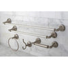 Naples Collection 5-Piece Towel Bar Bath Hardware Set Satin Nickel