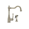 Blanco Grace Single-Handle Side Sprayer Kitchen Faucet in Satin Nickel 250393