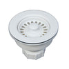 Blanco 3-1/2 inch Decorative Basket Strainer in White 478166