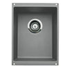 Blanco Precis Medium Bowl Undermount in Metallic Gray 478863