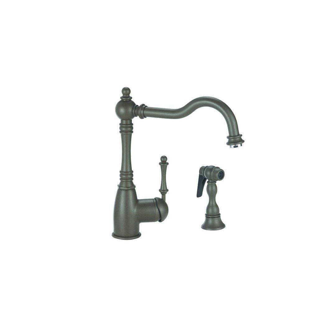 Blanco Grace Single-Handle Side Sprayer Kitchen Faucet in Cafe Brown 509546