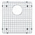 Blanco Stainless Steel Sink Grid (Fit Precis 1-3/4 left bowl) 524348