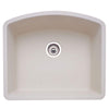 Blanco Diamond Undermount Granite 24 inch 0-Hole Single Bowl Kitchen Sink in Biscuit 715713