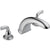 Delta Widespread Chrome Roman Tub Filler Faucet with Valve D929V