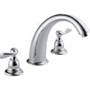 Delta Windemere Chrome Widespread Deck-Mount Roman Tub Faucet with Valve D891V