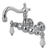 Kingston Brass Chrome Wall Mount Clawfoot Tub Faucet CC1006T1