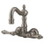 Kingston Brass Satin Nickel Wall Mount Clawfoot Tub Faucet CC1071T8