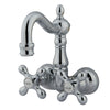 Kingston Brass Chrome Wall Mount Clawfoot Tub Faucet CC1078T1