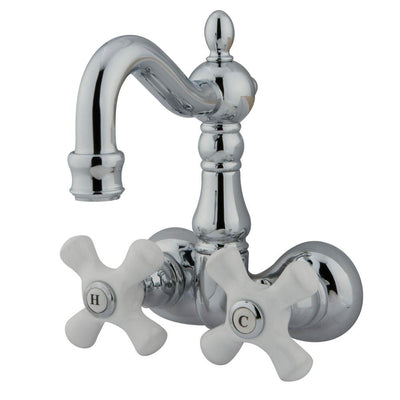 Kingston Brass Chrome Wall Mount Clawfoot Tub Faucet CC1080T1