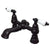 Kingston Brass Oil Rubbed Bronze Deck Mount Clawfoot Tub Faucet CC1130T5