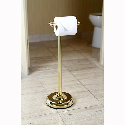 Kingston Brass Polished Brass pedestal freestanding Toilet Paper Holder CC2002