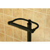 Kingston Oil Rubbed Bronze pedestal freestanding Toilet Paper Holder CC2005