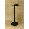 Kingston Oil Rubbed Bronze pedestal freestanding Toilet Paper Holder CC2005