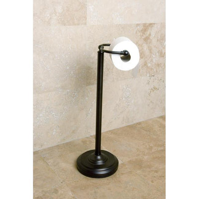 Kingston Oil Rubbed Bronze pedestal freestanding Toilet Paper Holder CC2005