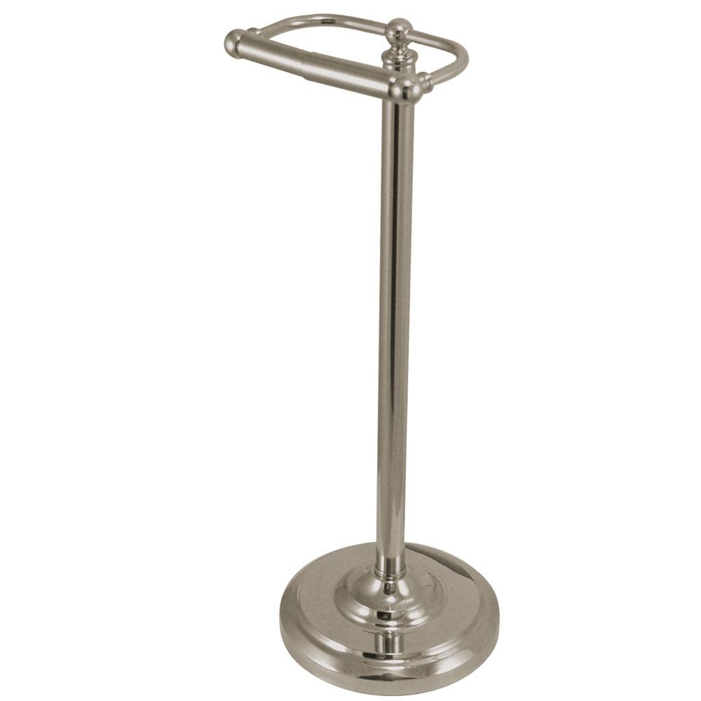 Kingston Brass Satin Nickel pedestal freestanding Toilet Paper Holder CC2008