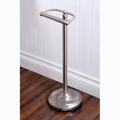 Kingston Brass Satin Nickel pedestal freestanding Toilet Paper Holder CC2008