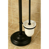 Oil Rubbed Bronze pedestal freestanding Toilet Paper & Brush Holder CC2015