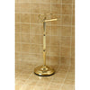 Polished Brass Georgian pedestal free standing toilet paper holder CC2102