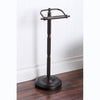 Oil Rubbed Bronze Georgian pedestal free standing toilet paper holder CC2105