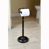 Oil Rubbed Bronze Georgian pedestal free standing toilet paper holder CC2105