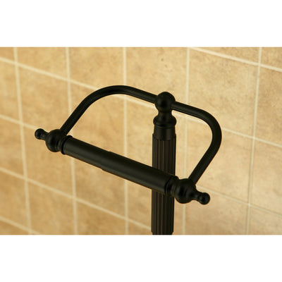 Oil Rubbed Bronze Georgian pedestal free standing toilet paper holder CC2105