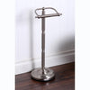 Satin Nickel Georgian pedestal free standing toilet paper holder CC2108