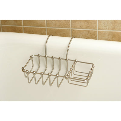 Kingston Brass Satin Nickel 8" Clawfoot Bath Tub Soap Caddy Shelf CC2168