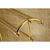 Kingston Polished Brass Sturdy Large Pedestal freestanding Towel Rack CC2292