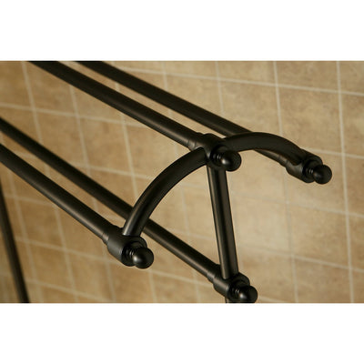 Kingston Oil Rubbed Bronze Sturdy Large Pedestal freestanding Towel Rack CC2295